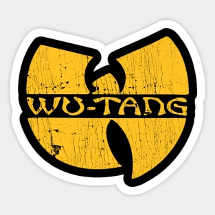 wutang clan vintage logo classic Sticker